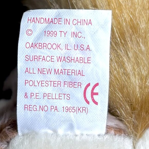 1999 4259 Vintage Chipper Chipmunk Plush Ty Beanie Baby Stuffed Animal MWT - Picture 9 of 10